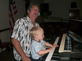 Wacky Wednesday is never dull.  Here is an upcoming star.  Newt Dickie’s Great Grandson, Josiah playing along with FrankE.